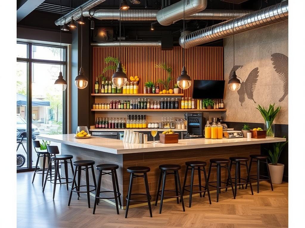 uice bar contractor company Transforming Spaces: Unique Challenges and Solutions in Juice Bar Construction фото